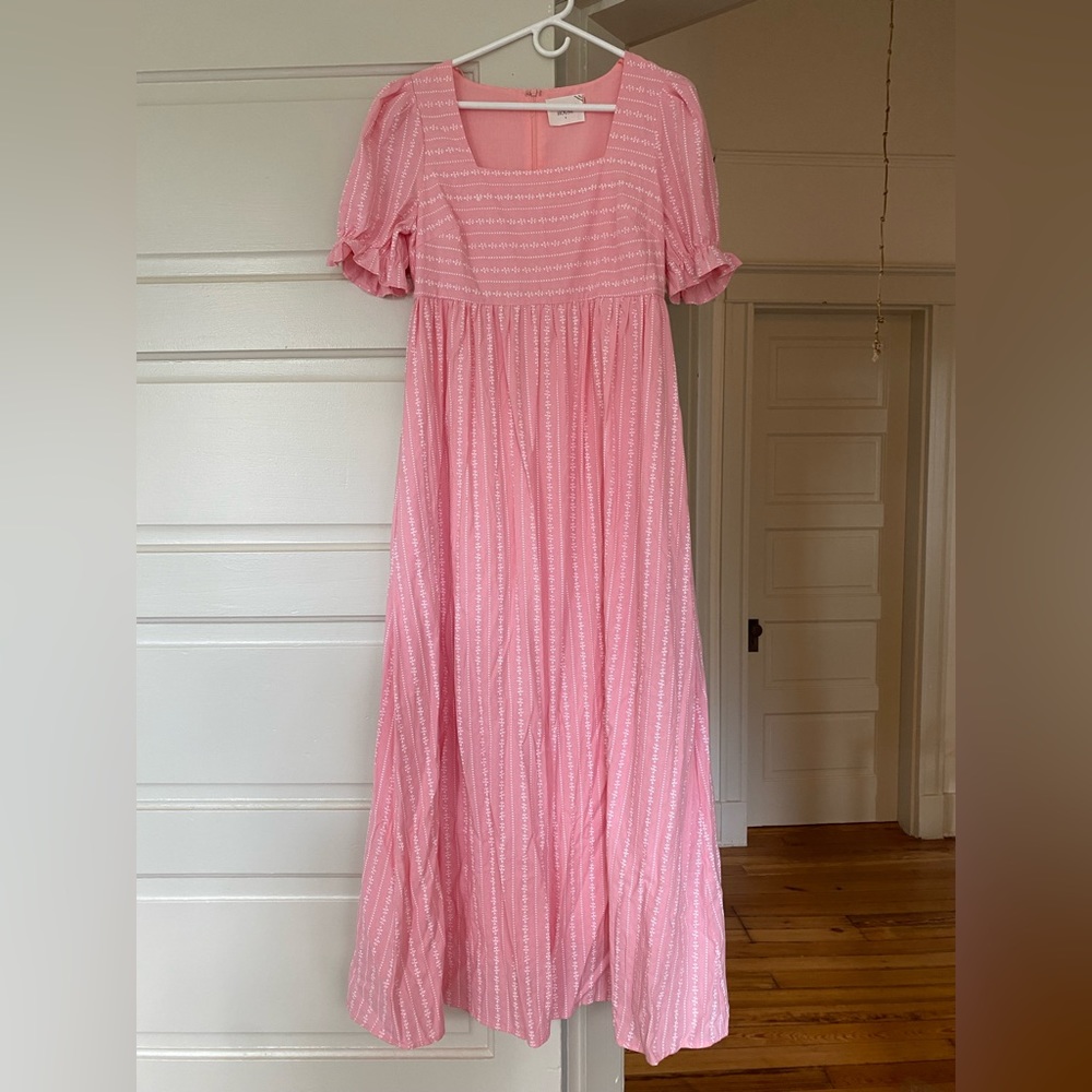 Tuckernuck Hyacinth House Pink Pippa Maxi Dress.